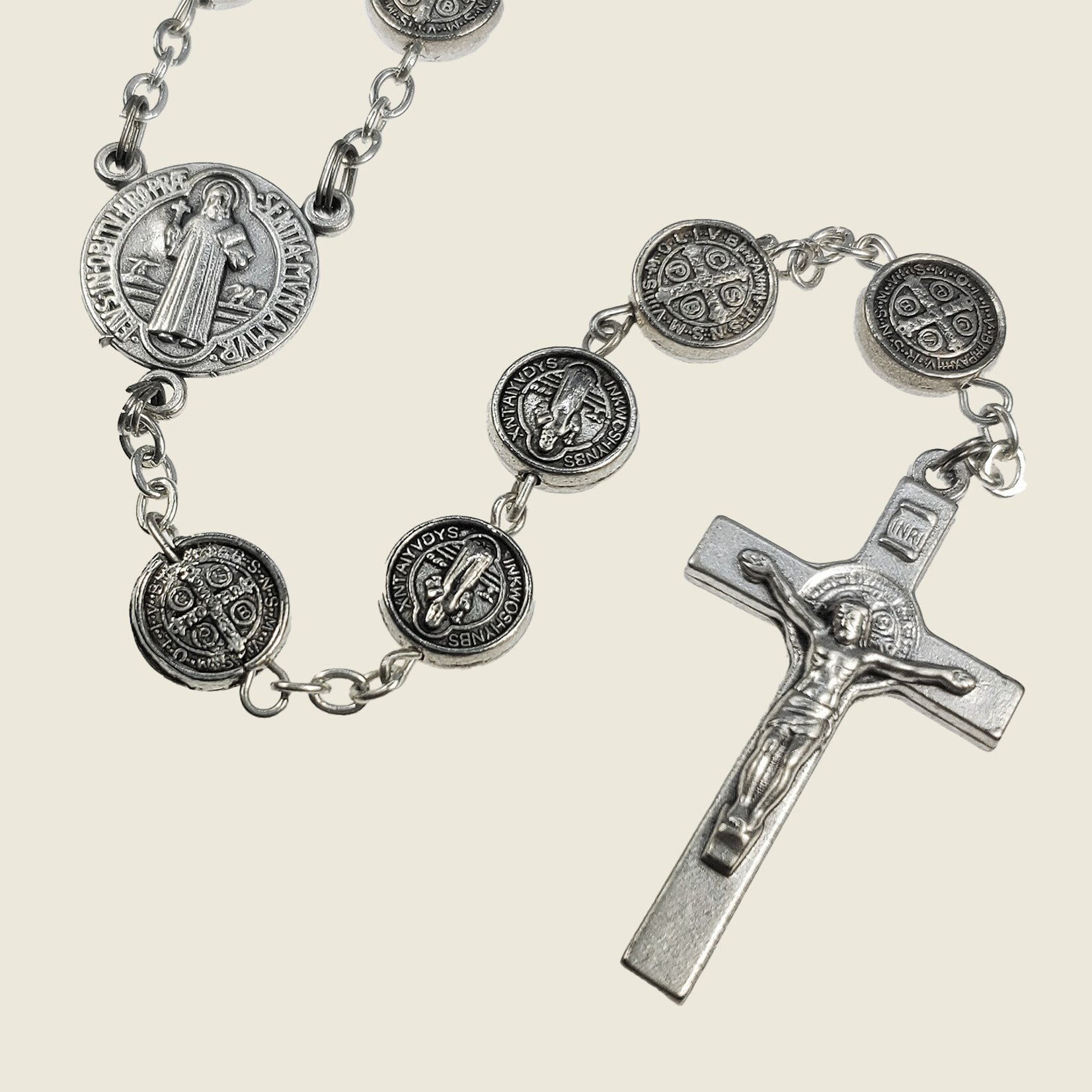 R271 - St. Benedict Medals Rosary