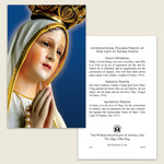 IPVS - International Pilgrim Virgin Statue Prayer Card