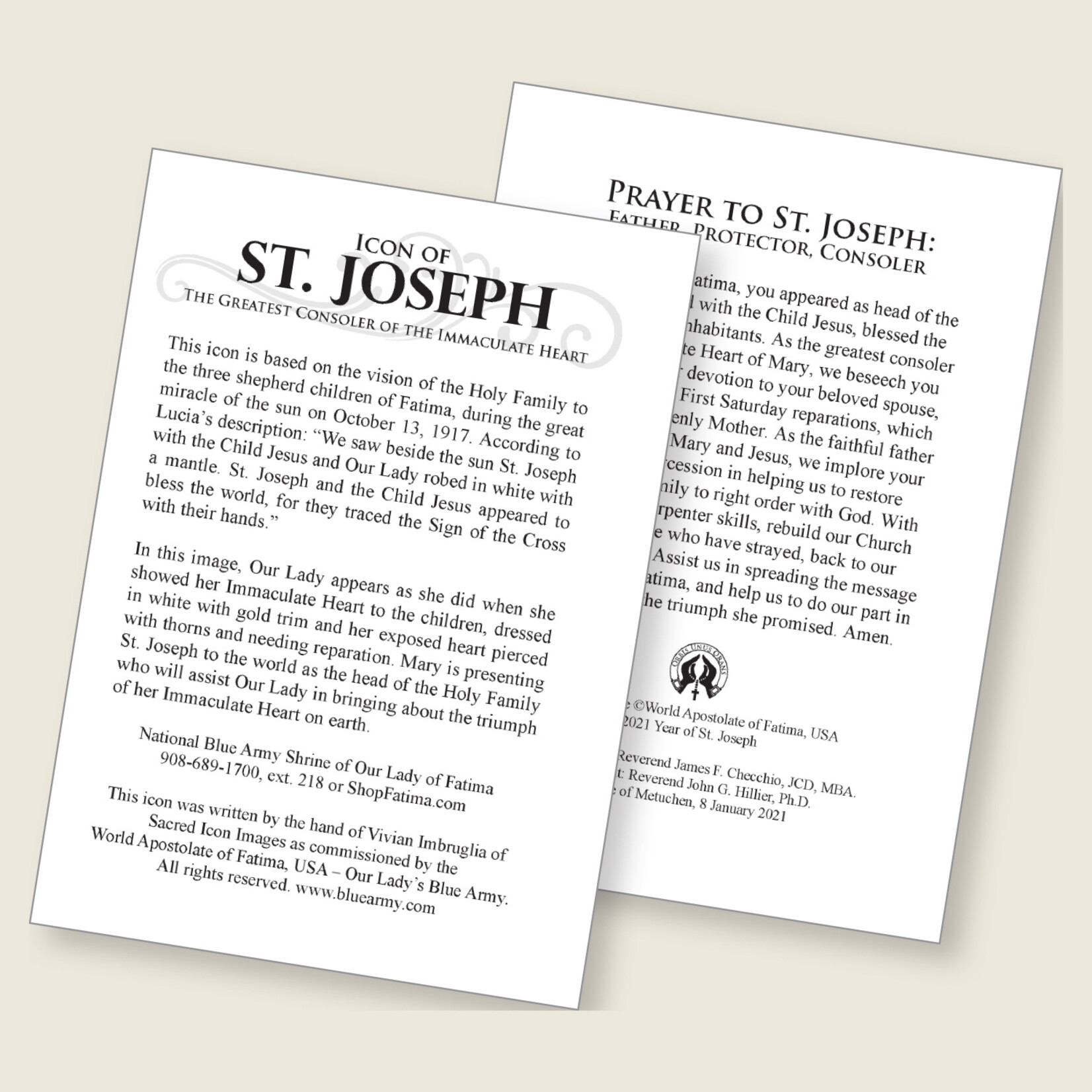 Yearly Mass Card: Holy Family (Green Cover)