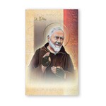 Padre Pio Biography Prayer card