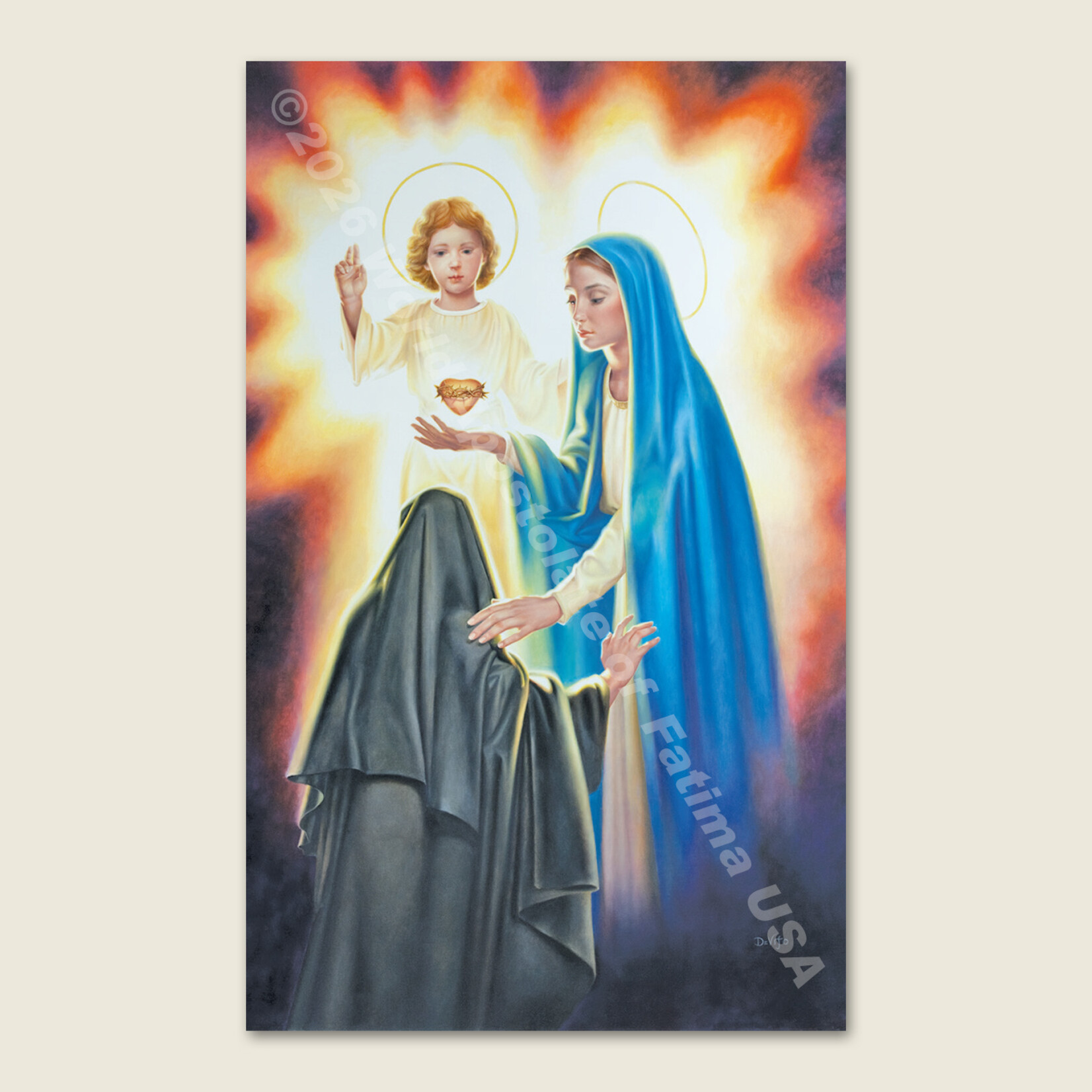 Marian Jubilee Year Prayer Card (Spanish)