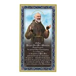 E59-522 -  Padre Pio Plaque w/Prayer