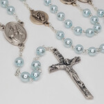 BAS2H26 - Blue Army Two Hearts Rosary