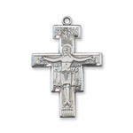 L9076 - SS SAN DAMIANO CRUCIFIX 20" CH