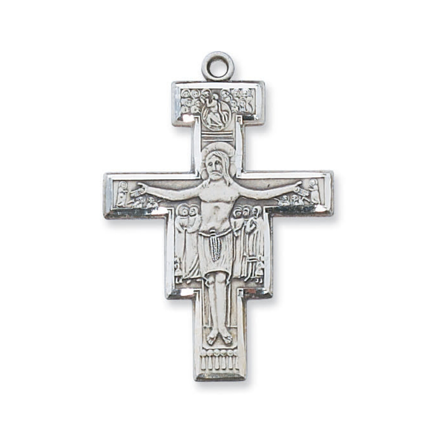 L9076 - SS SAN DAMIANO CRUCIFIX 20" CH