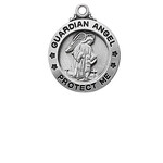 L700GA - SS GUARD ANGEL MEDAL 18" CH