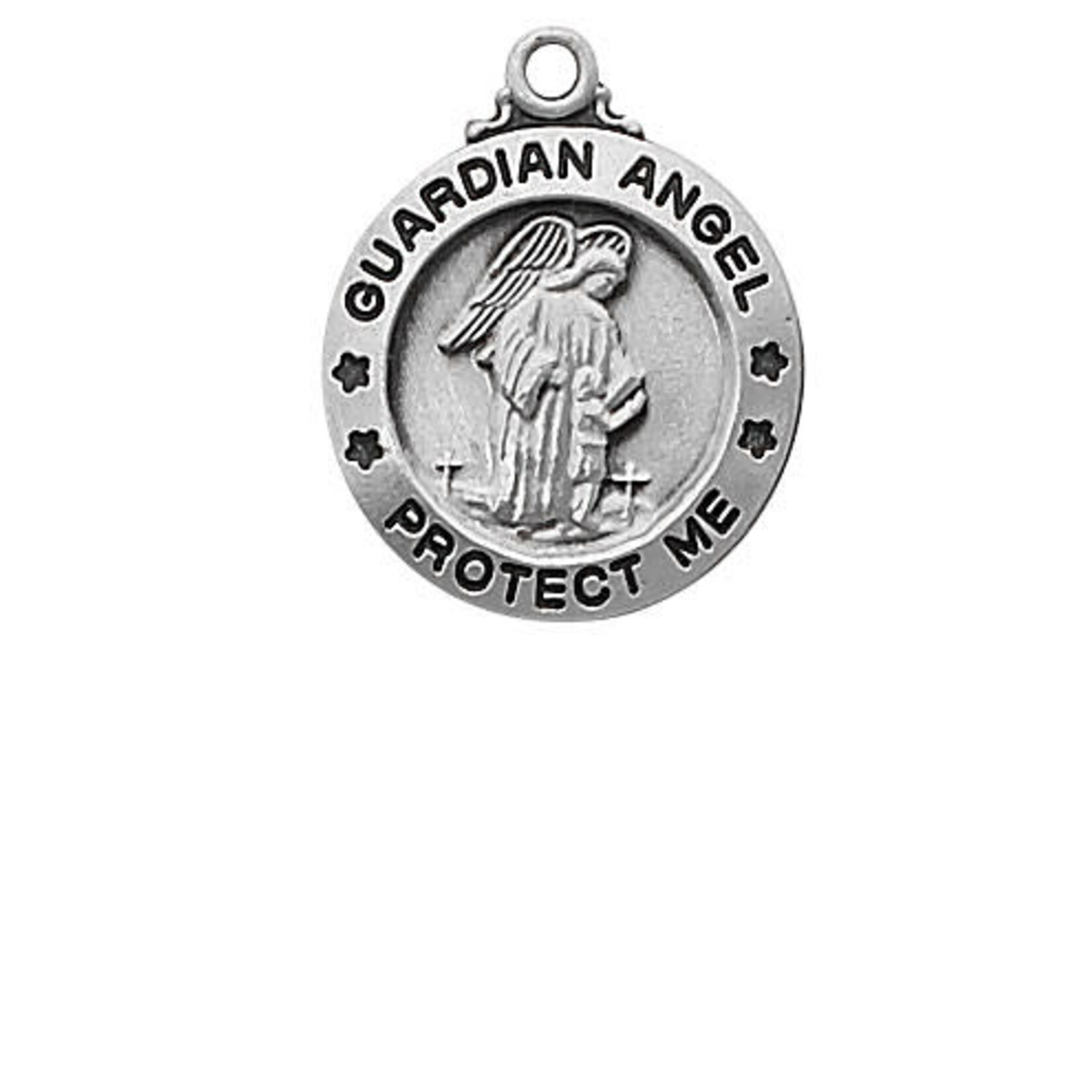 L700GA - SS GUARD ANGEL MEDAL 18" CH