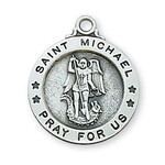 L700MK - SS ST MICHAEL MEDAL 18" CH
