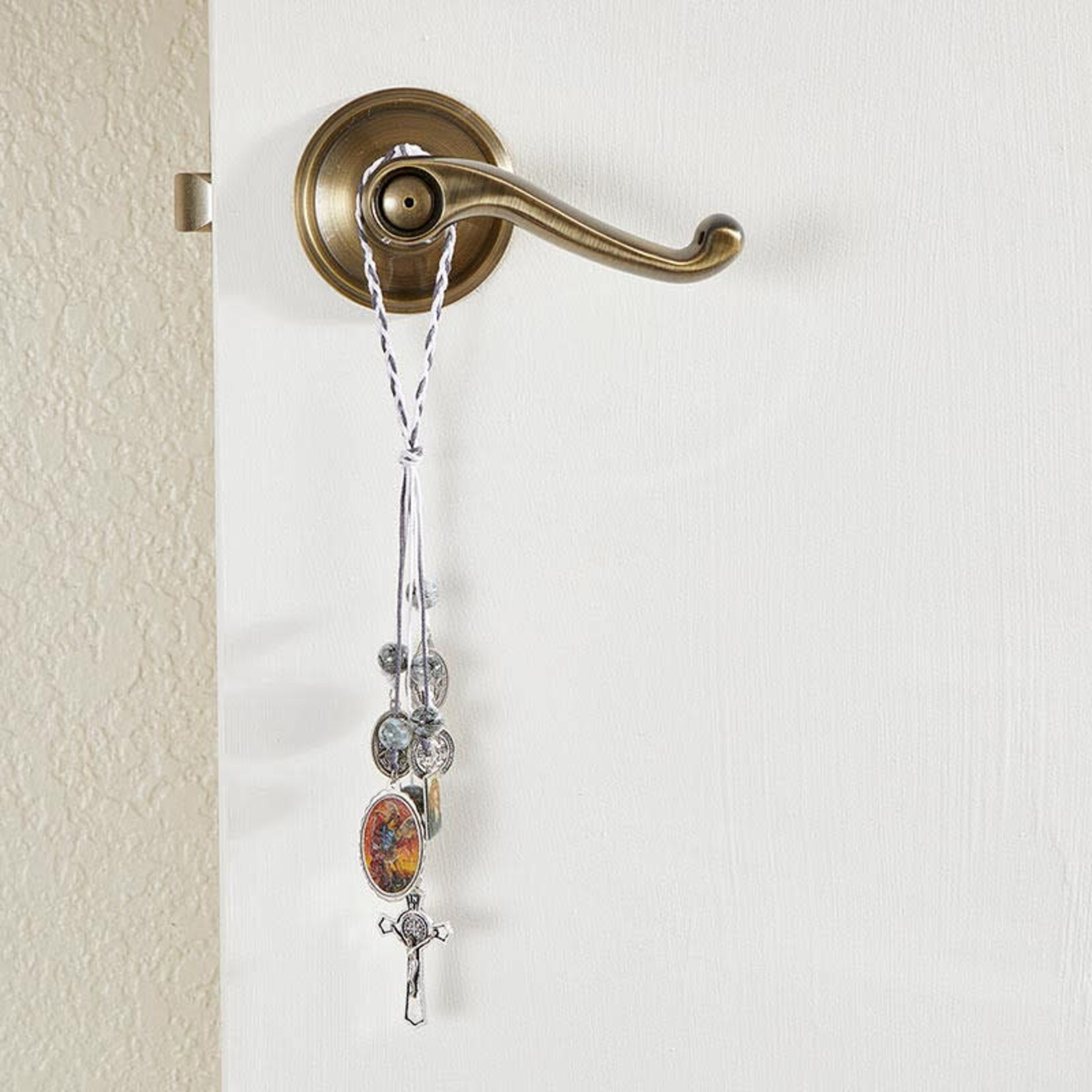 Saints Benedict And Michael Door Hanger