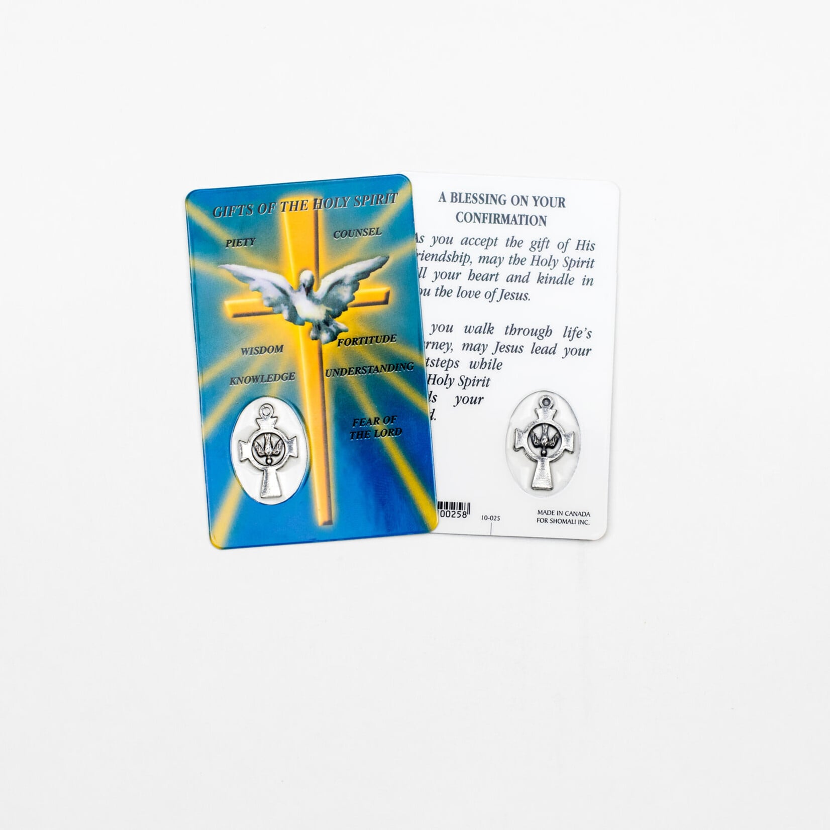 Gifts Of The Holy Spirit Prayer Card