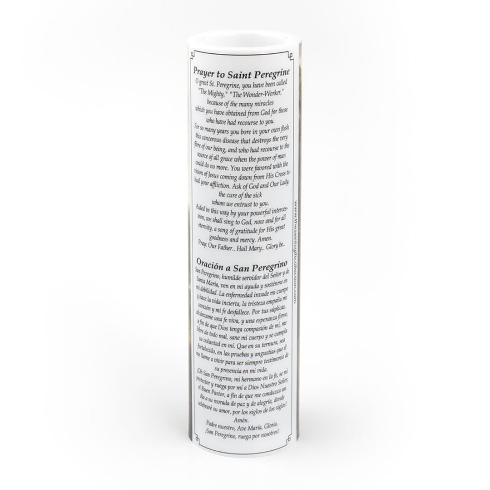 St Peregrine Battery Operated Candle (LED)