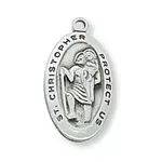 *L388 - SS ST CHRIS MEDAL 18" CH