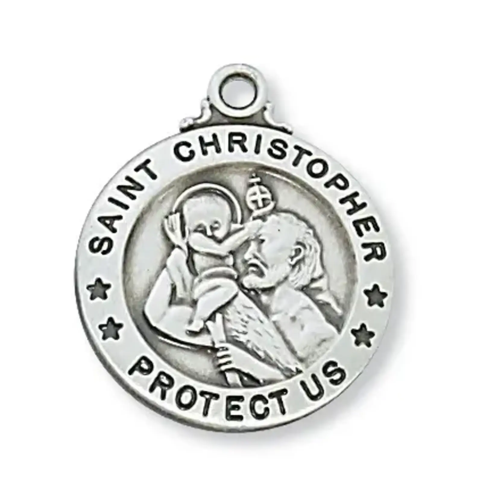 Saint Christopher Sterling Silver Medal