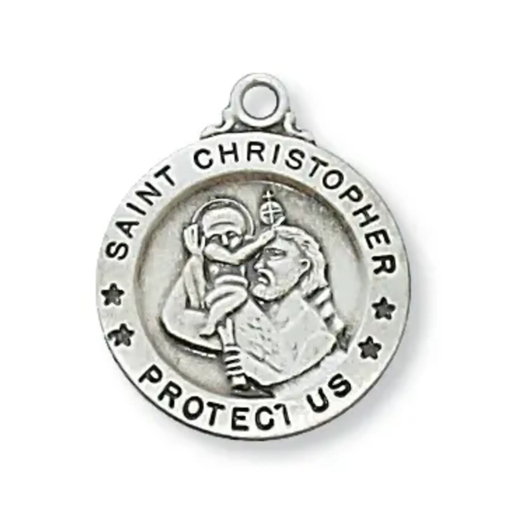 SS SM ST CHRIS MEDAL 18" CH