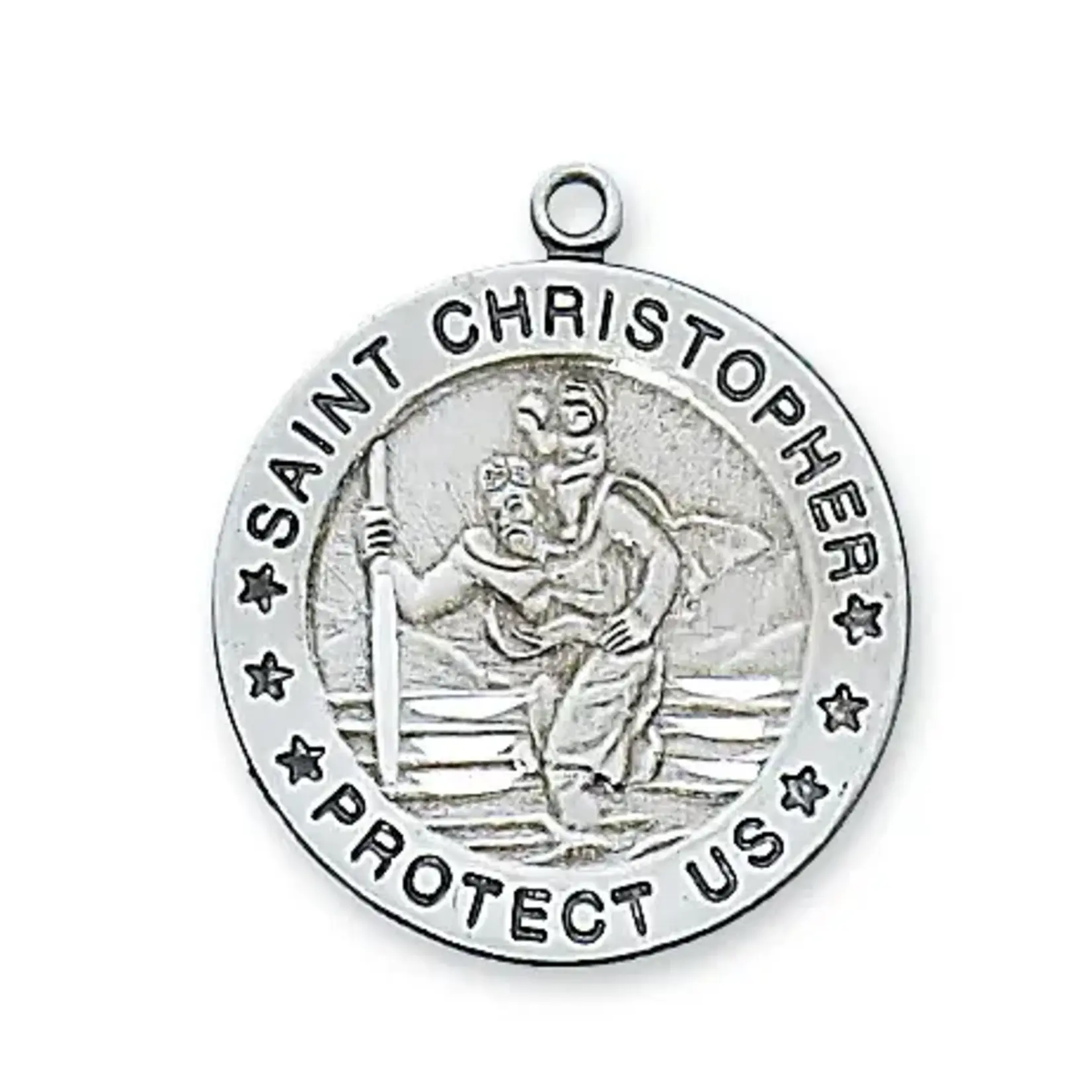 SS ST CHRIS MEDAL 24" CH
