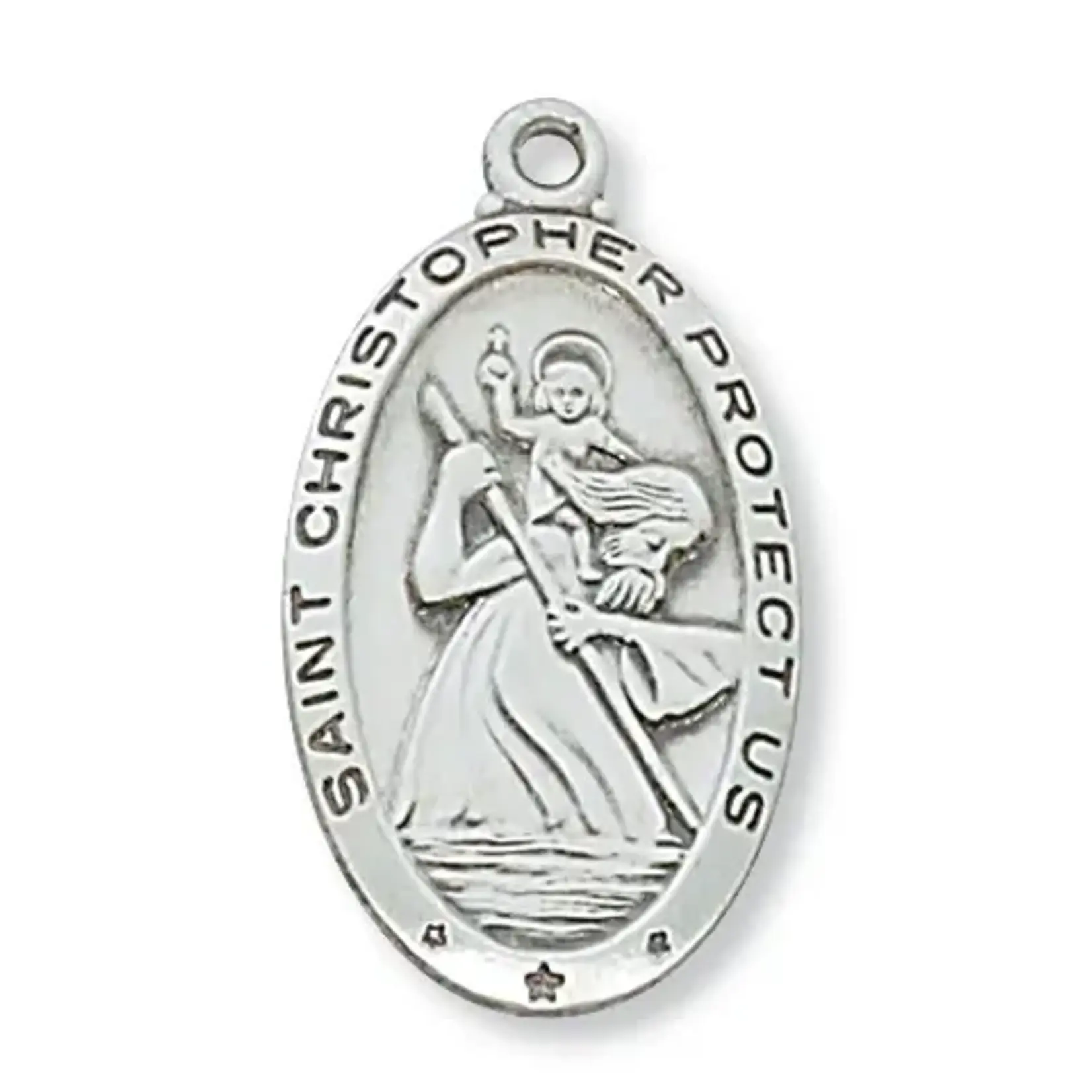 SS ENGR ST CHRIS MEDAL 24" CH