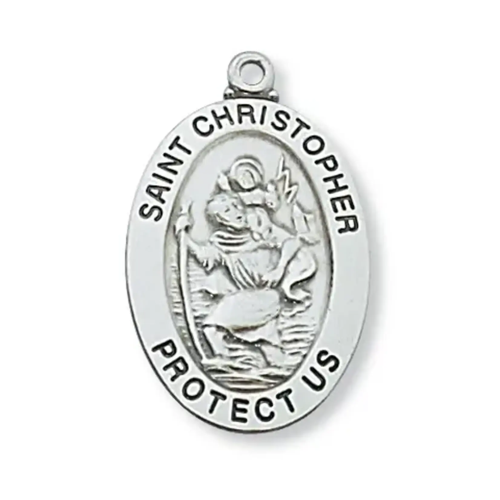 SS ST CHRIS MEDAL 20" CH
