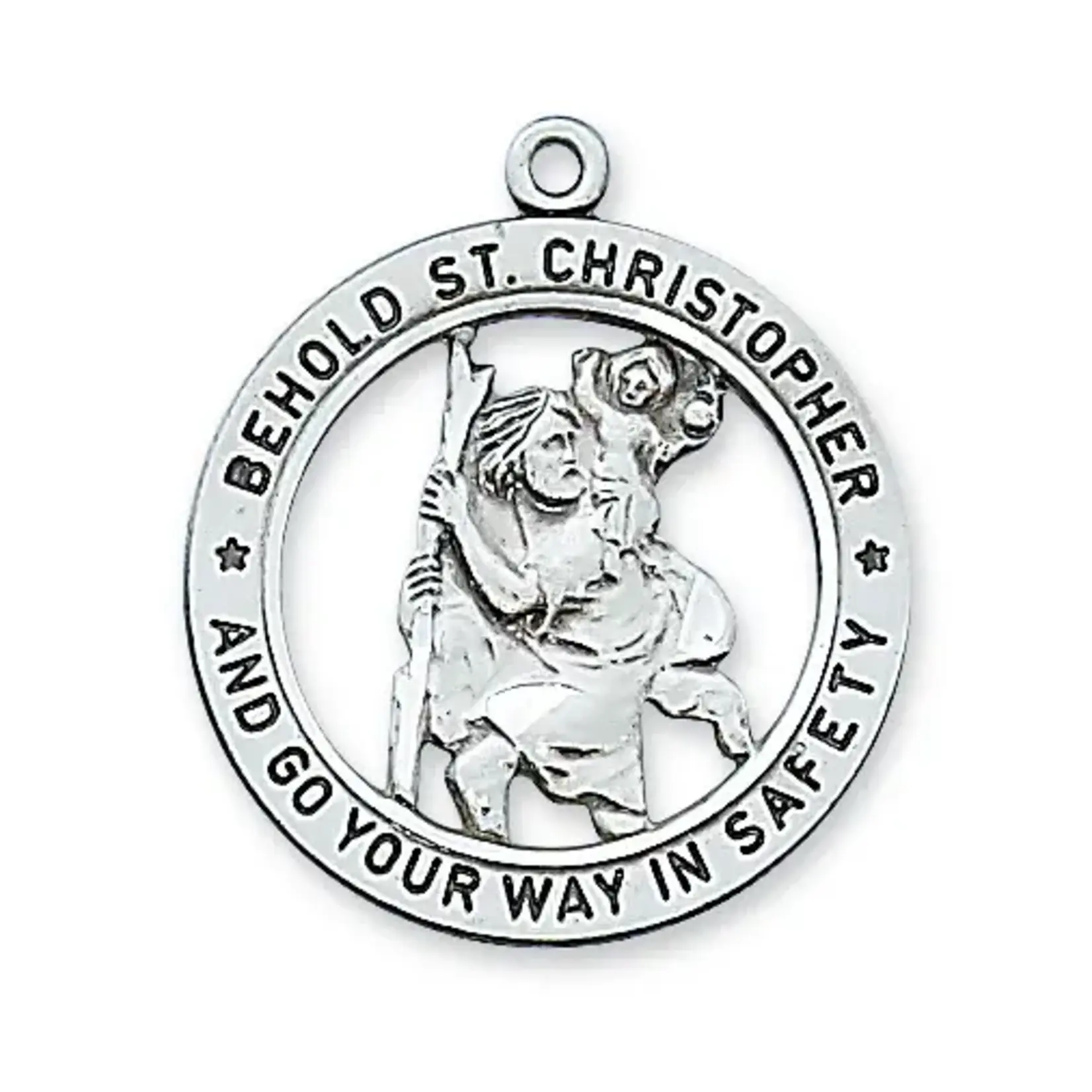 SS ST CHRIS MEDAL 24" CH