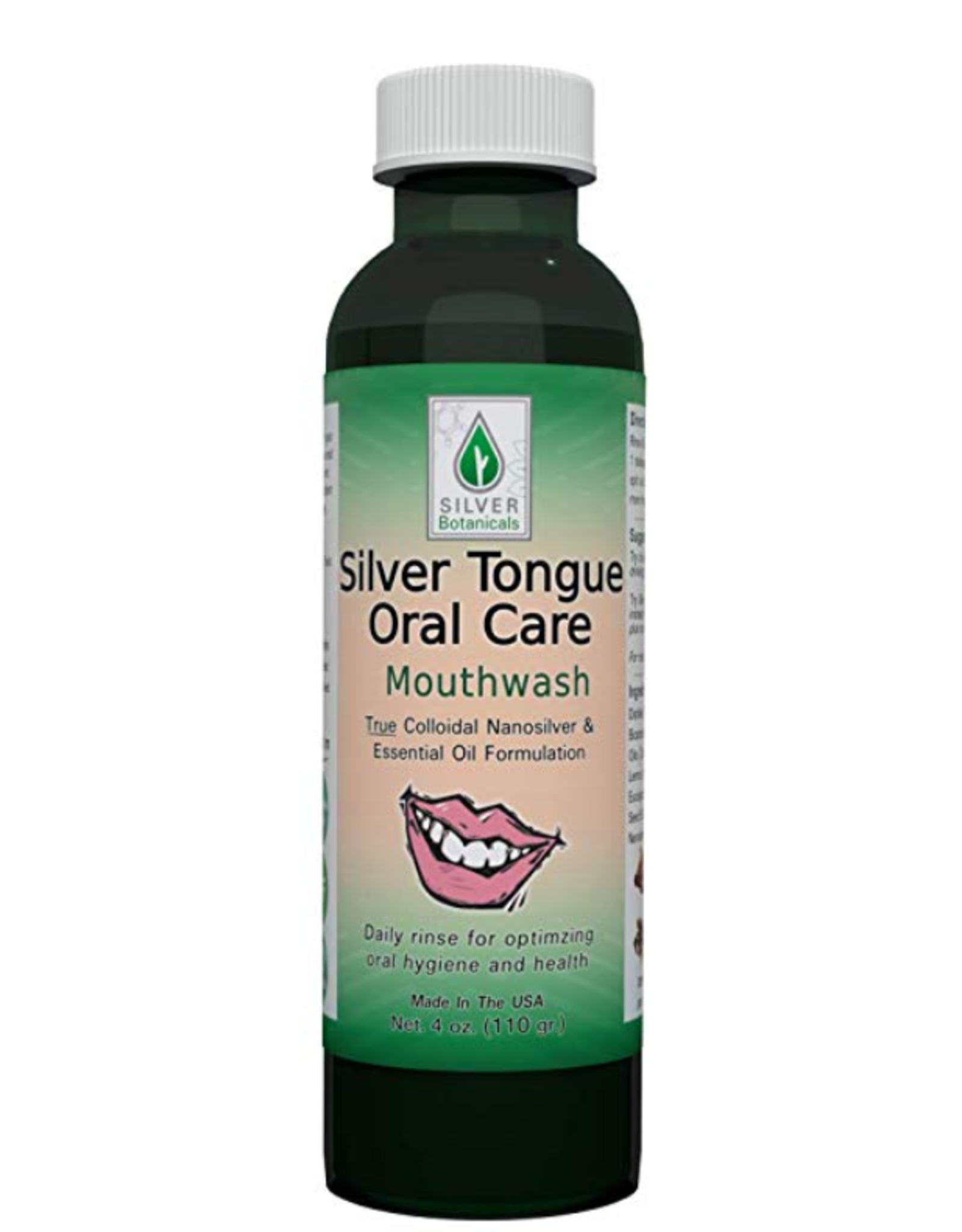 Silver Botanicals Silver Tongue Oral Care , 4oz