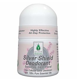 Silver Botanicals Silver Shield Deodorant, Floral Sensitive, Roll On 2oz