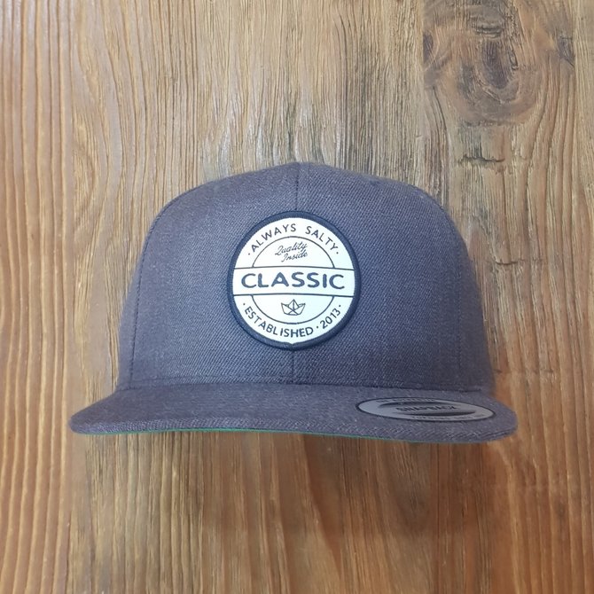 CLASSIC HIPSTER PATCH FLAT BRIM HAT [SOLID]