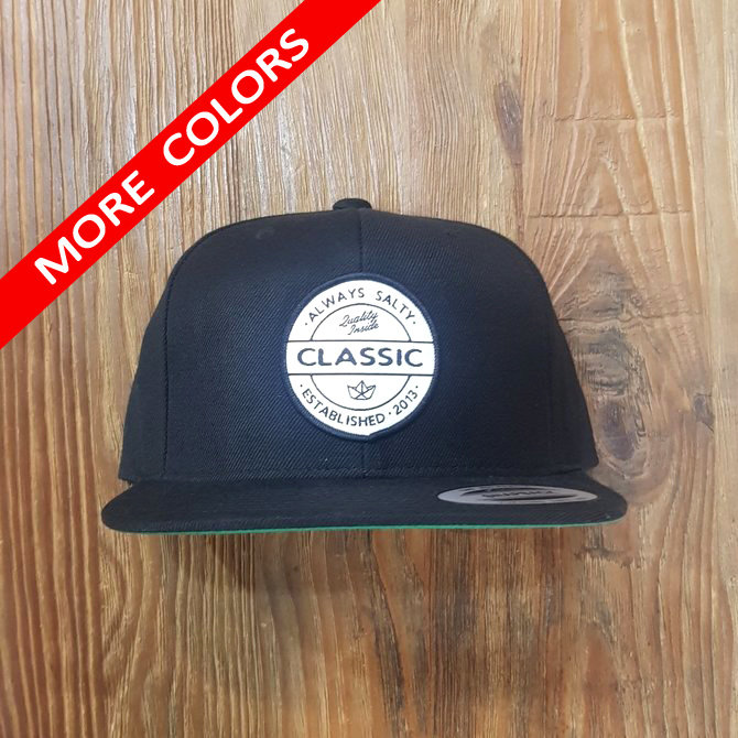 CLASSIC HIPSTER PATCH FLAT BRIM HAT [SOLID]