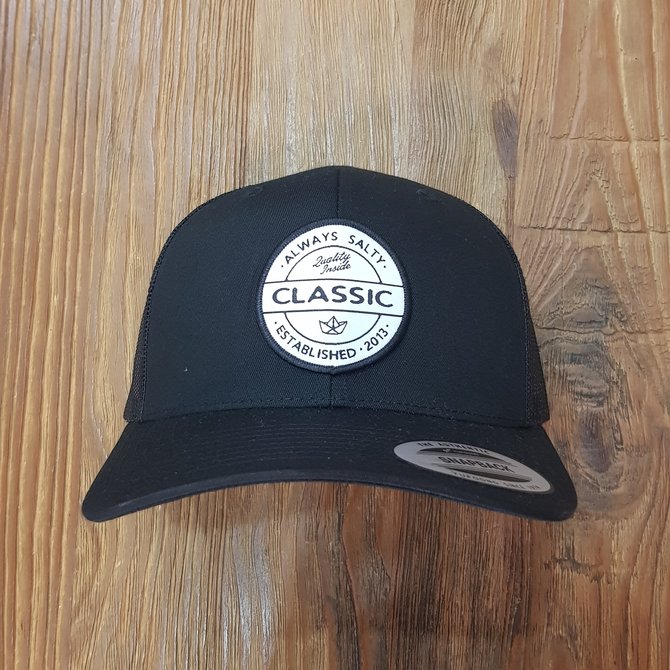 HIPSTER PATCH CURVE BRIM TRUCKER [SOLID 
