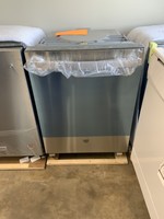 GE GE 24 in. Stainless Steel Top Control Smart Built-In Tall Tub Dishwasher with Plastic Tub, Steam Clean, and 50 dBA