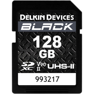 Delkin Devices Delkin Devices Black Rugged SD Card UHS-II Card 128GB Delkin Devices Delkin Devices Black Rugged SD Card UHS-II Card 128GB