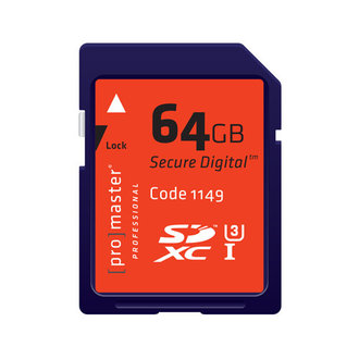 ProMaster Memory AWXC\MAX 64GB SD Card ProMaster Memory AWXC\MAX 64GB SD Card