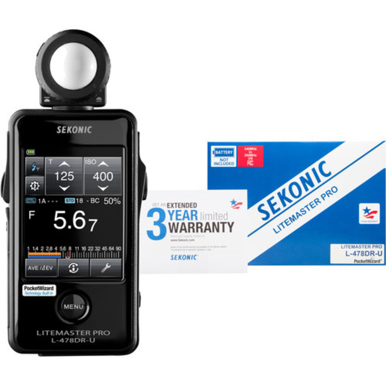 Sekonic Sekonic LiteMaster Pro L-478DR-U Light Meter for PocketWizard System