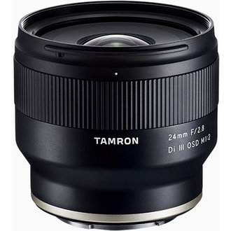 Tamron Tamron 24mm f/2.8 Di III OSD M 1:2 Lens for Sony E Tamron Tamron 24mm f/2.8 Di III OSD M 1:2 Lens for Sony E