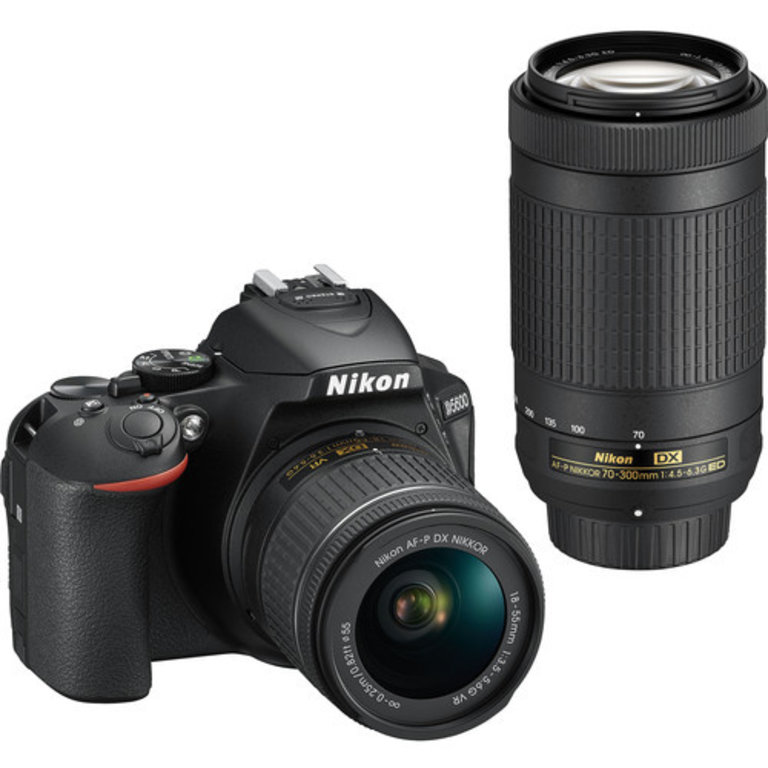 Nikon Nikon D5600 DSLR Camera with 18-55mm and 70-300mm Lens