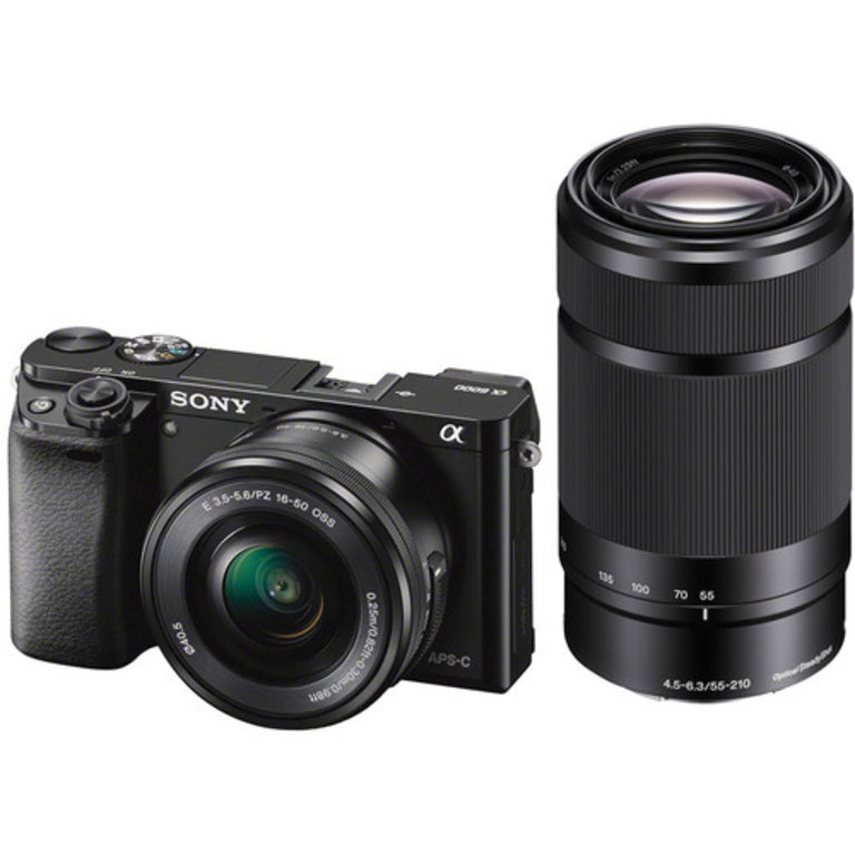 Sony Sony Alpha a6000 Mirrorless Digital Camera with 16-50mm and 55-210mm Lens Kit