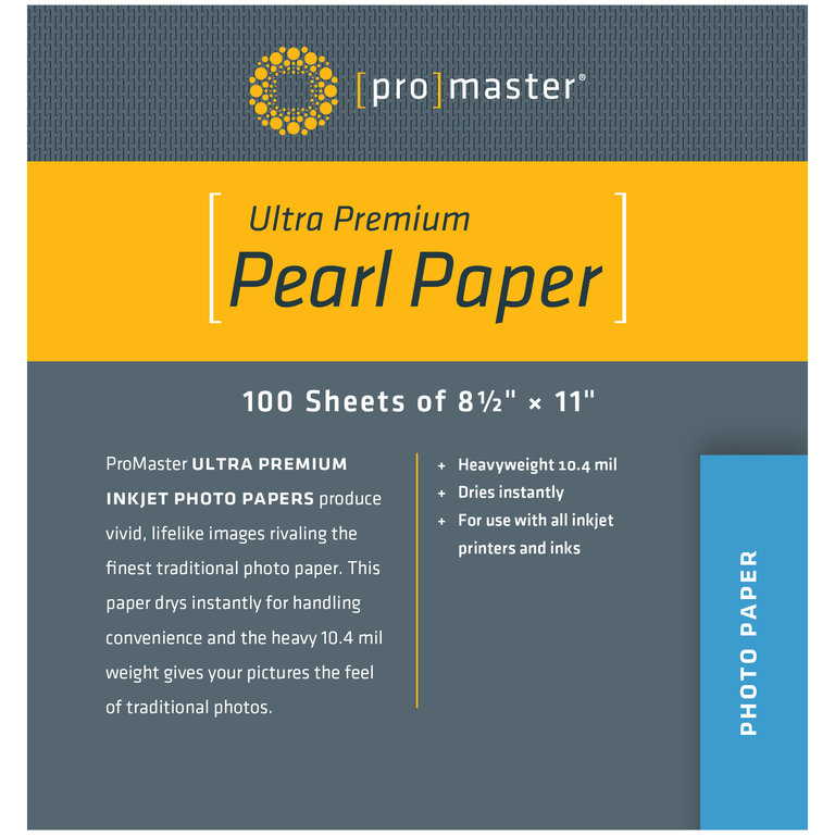 Promaster ProMaster Ultra Premium Pearl Paper 8.5" x 11" (100 Sheets)