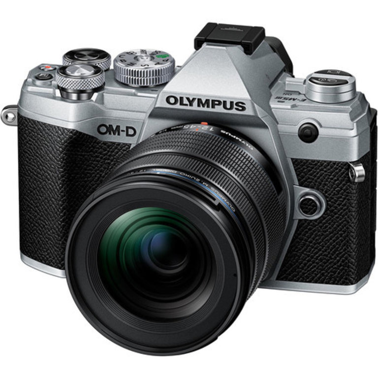 Olympus Olympus OM-D E-M5 Mark III Mirrorless Digital Camera with 12-45mm Lens (Silver)