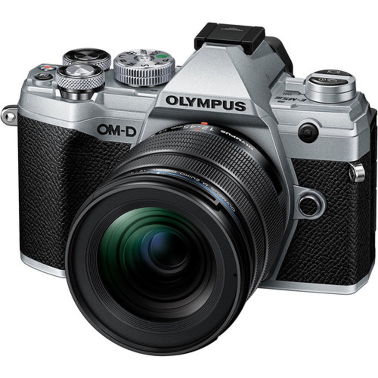 Olympus Olympus OM-D E-M5 Mark III Mirrorless Digital Camera with 12-45mm  Lens (Silver)