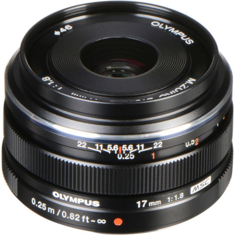 Olympus Olympus M.Zuiko Digital 17mm f/1.8 Lens (Black)