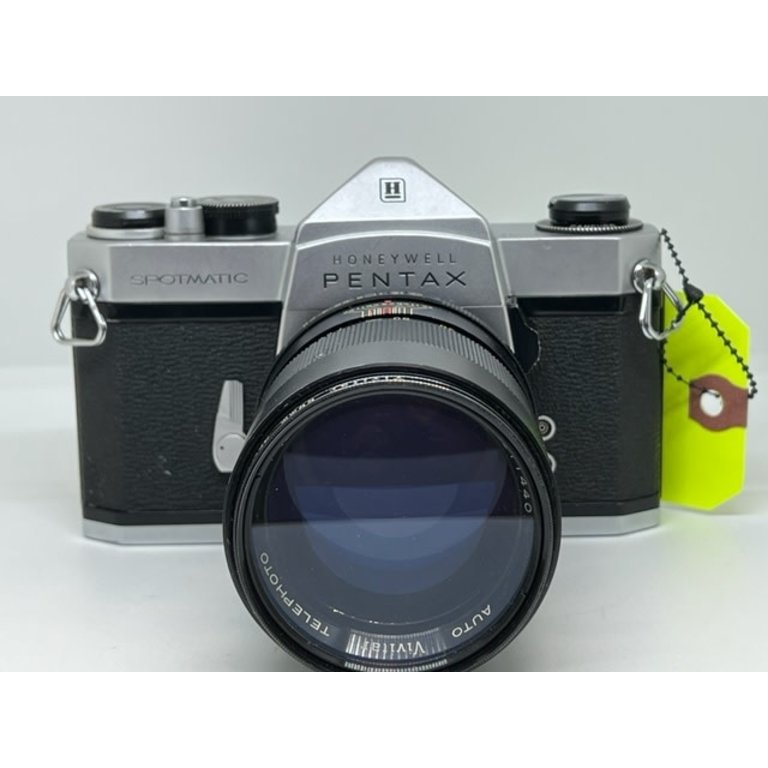 Pentax Used Honeywell Pentax Spotmatic w/ 135mm 2.8 Vivitar Lens (A-)