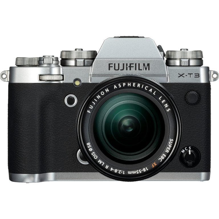 FujiFilm FUJIFILM X-T3 Mirrorless Digital Camera with 18-55mm Lens (Silver))