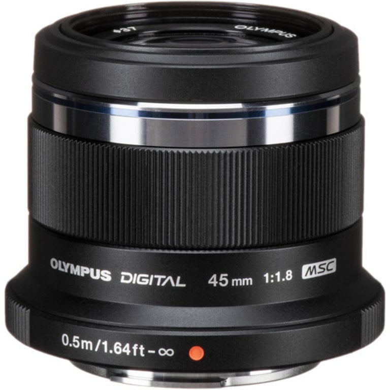 Olympus M.Zuiko Digital 45mm f/1.8 Lens (Black) - Mack Retail