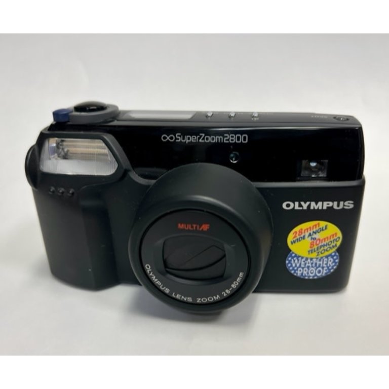 USED Olympus SuperZoom 2800 35mm Film Camera Mack Retail