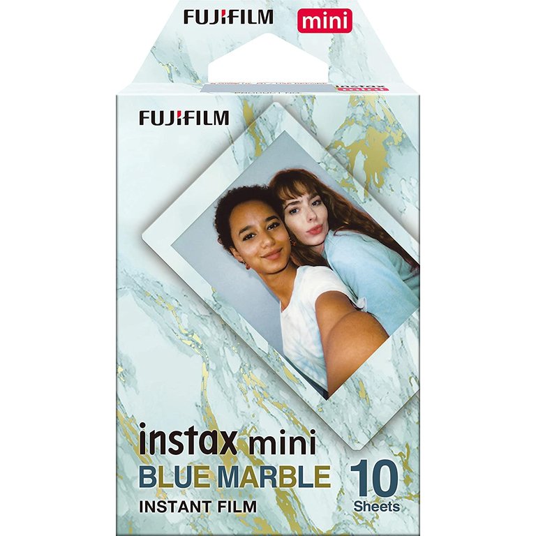 FujiFilm Fuji Instax Mini Film Blue Marble 1-Pack (10 Sheets)