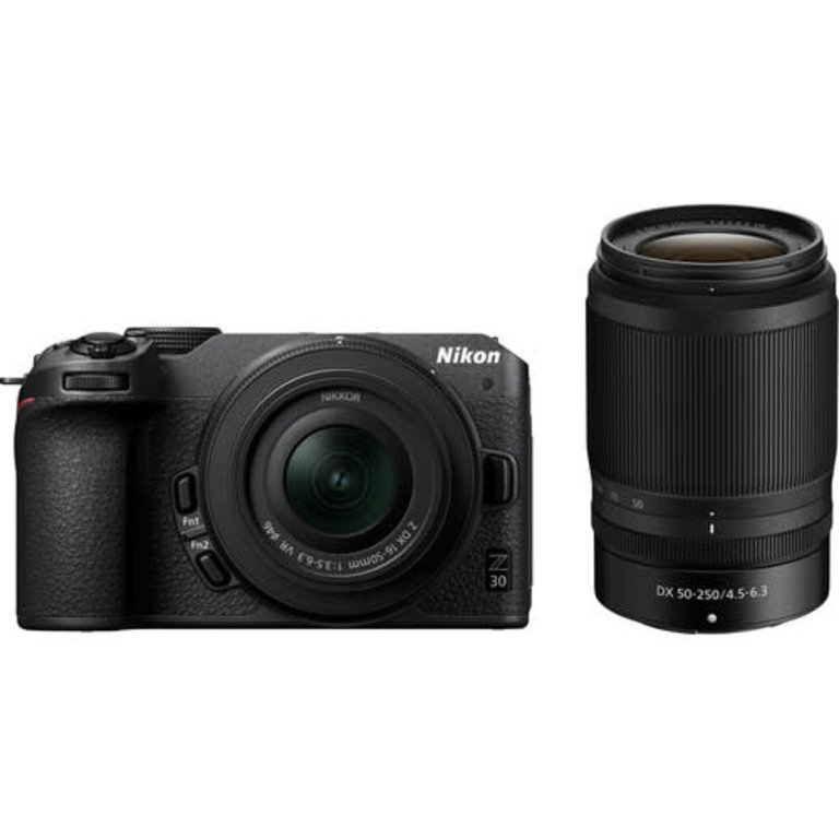 Nikon Nikon Z30 Mirrorless Camera with 16-50mm f/3.5-6.3 VR and 50-250mm f/4.5-6.3 VR Lens