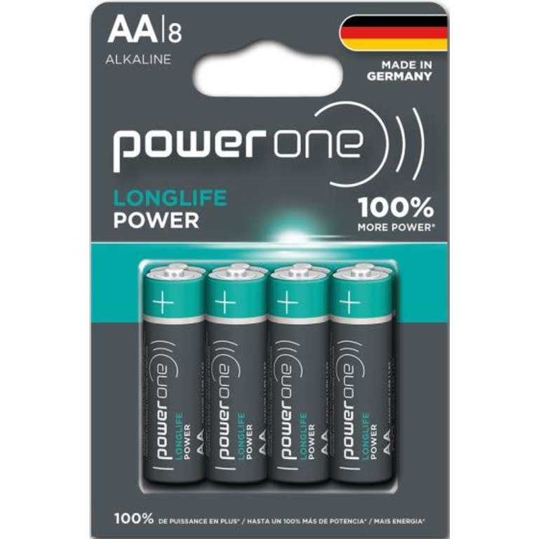Varta Power One by Varta AA Long Life Battery (8 Pack)