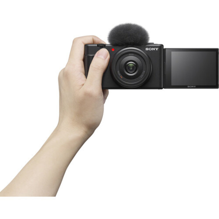 Sony ZV-1F Vlogging Camera (Black) - Mack Retail