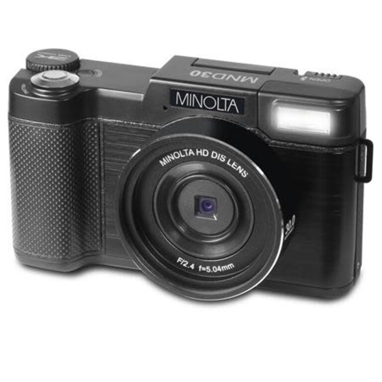 Minolta Minolta MND30 30 MP / 2.7K Ultra HD Digital Camera (Black)