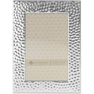 Lawrence Frames Lawrence Frames Hammered Silver 4x6 Lawrence Frames Lawrence Frames Hammered Silver 4x6