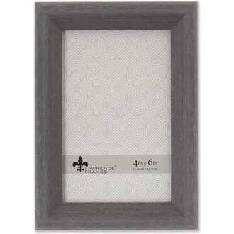 Lawrence Frames Lawrence Frames 4x6 Bradley Gray Picture Frame