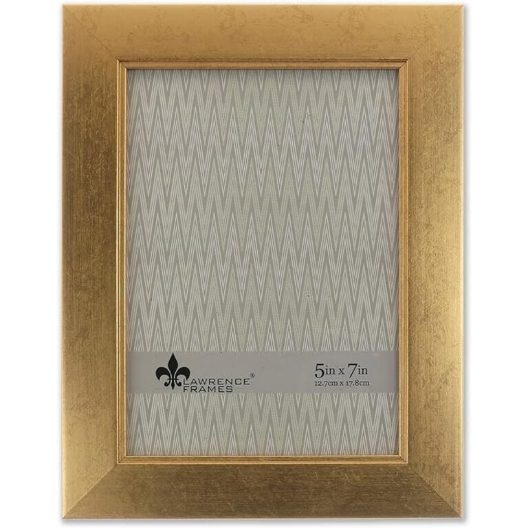 Lawrence Frames Lawrence Frames 5x7 Suffolk Gold Picture Frame